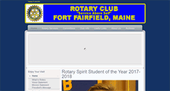 Desktop Screenshot of fortfairfieldrotary.org